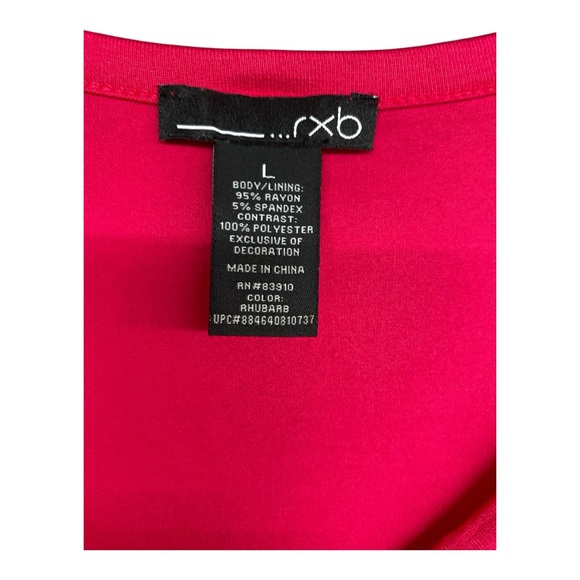 Fuchsia Tunic with Subtle Pattern - Picture 4 of 9